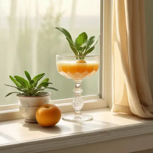 The Faceted Glass: The smooth band up top